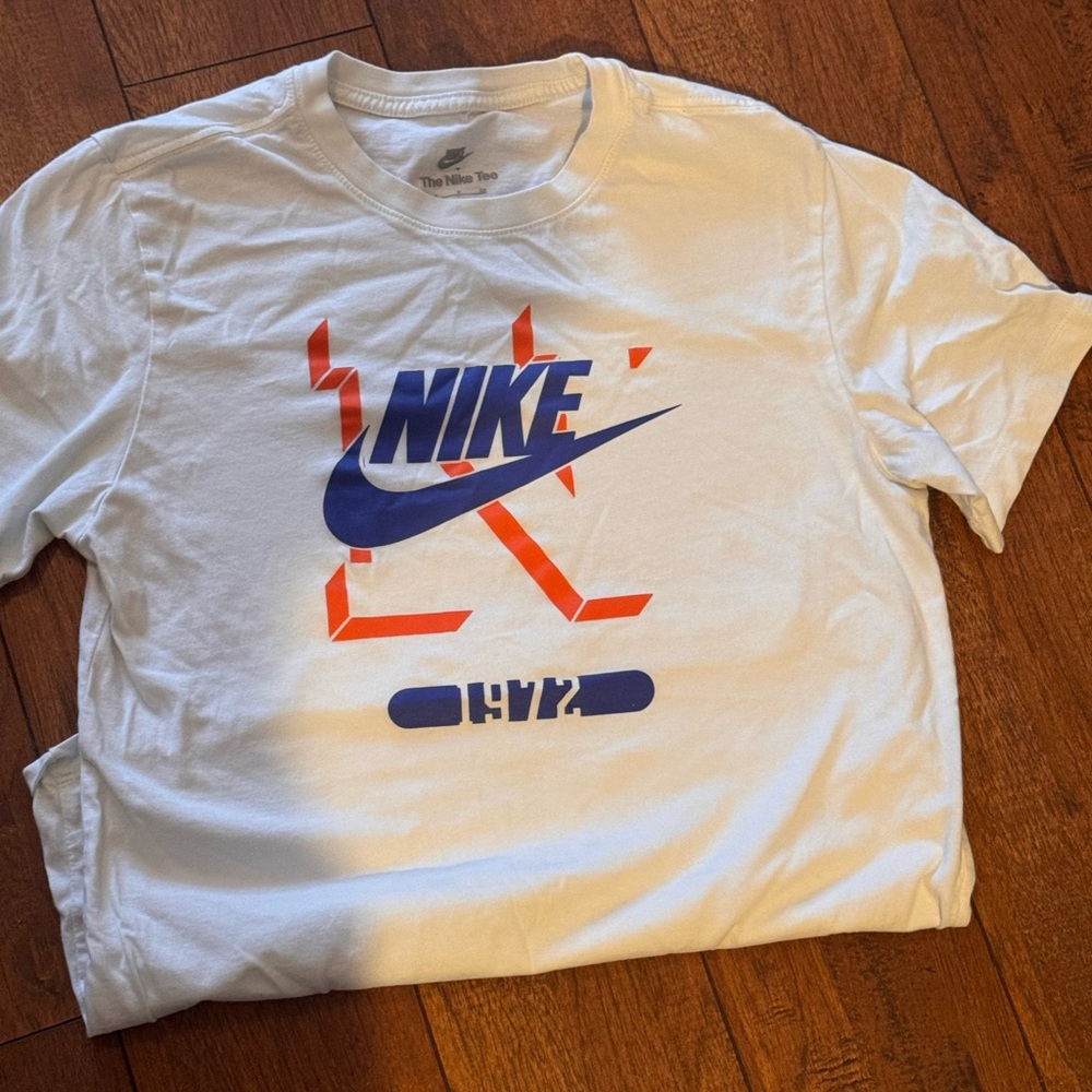 Nike Cream Tee with Subtle Logo